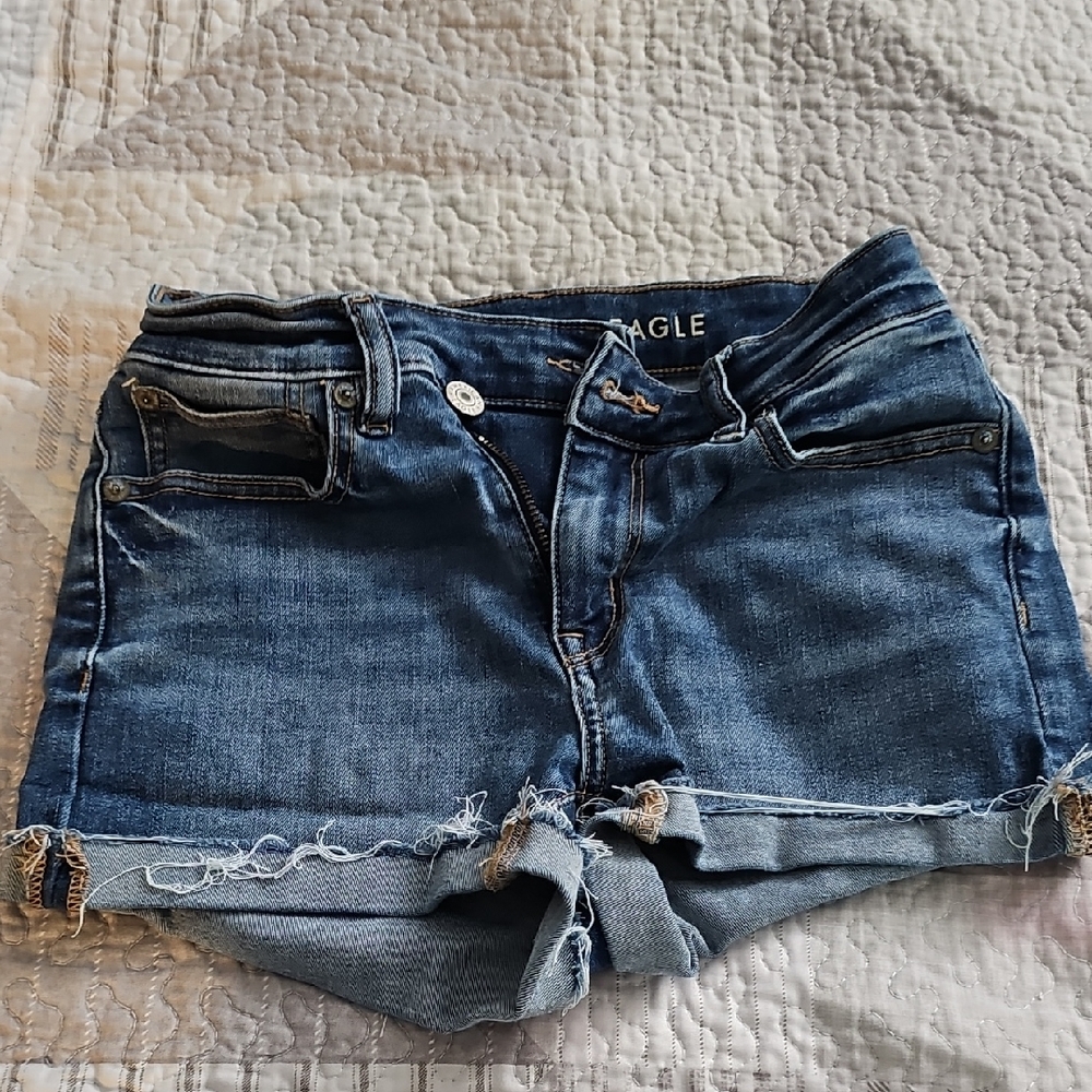 American Eagle Outfitters Classic Blue Denim Shorts